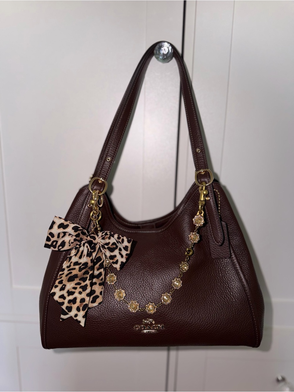 Coach Erin Shoulder Bag - Gold/Maple